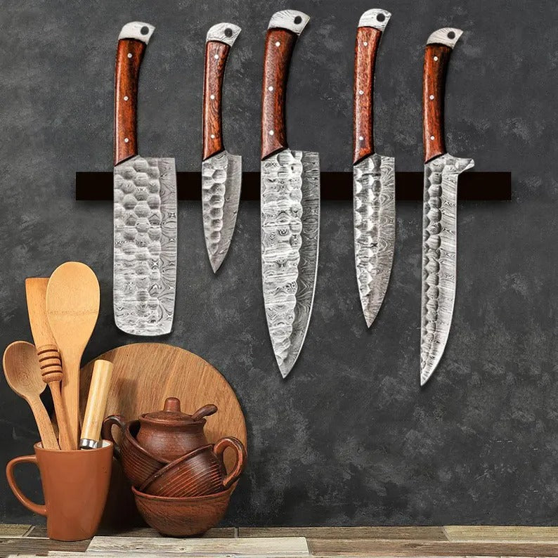 Damascus Chef Knife Set