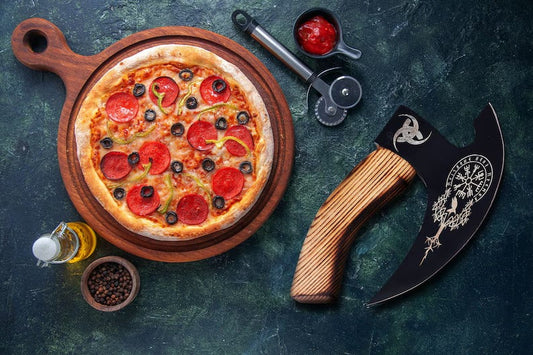 Handmade Axe Style multi purpose Pizza Cutter for Her