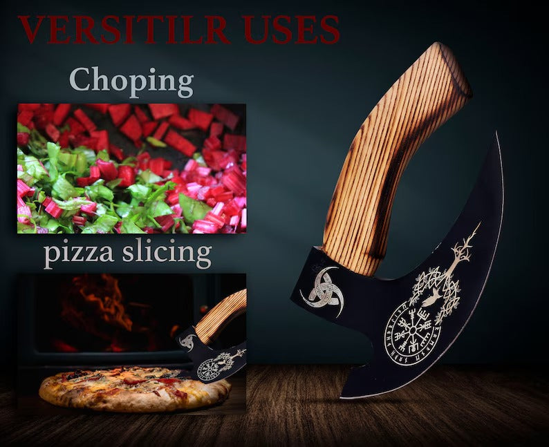 Handmade Axe Style multi purpose Pizza Cutter for Her