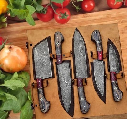 Premium 5 Piece Chef Knife Set